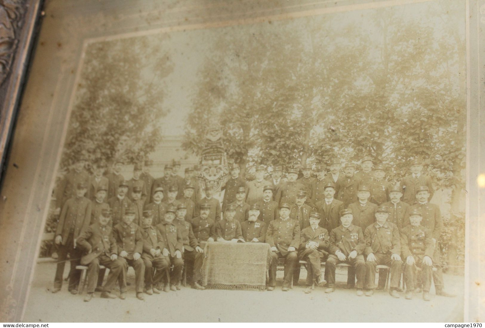 TRES RARE !! PHOTO VERS 1890 - SNCB NMBS - VERENIGING DER MACHINISTEN EN STOKERS MALINES MECHELEN - CHEMIN DE FER - Anciennes (Av. 1900)