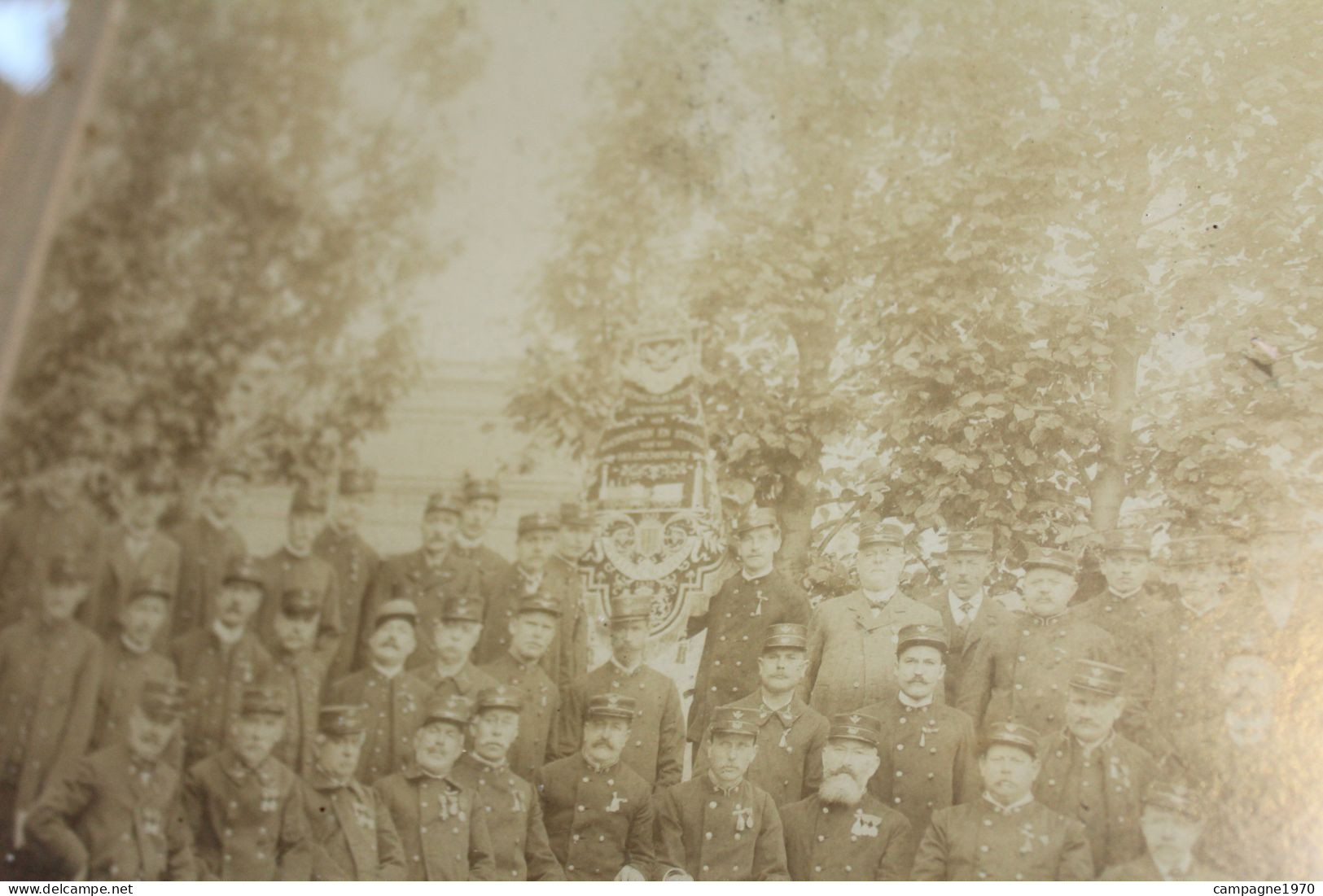 TRES RARE !! PHOTO VERS 1890 - SNCB NMBS - VERENIGING DER MACHINISTEN EN STOKERS MALINES MECHELEN - CHEMIN DE FER - Anciennes (Av. 1900)