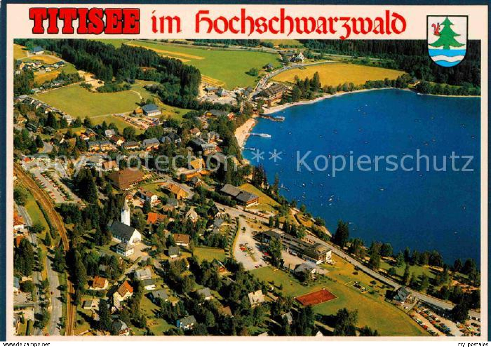 72825263 Titisee Im Schwarzwald Fliegeraufnahme Titisee - Titisee-Neustadt