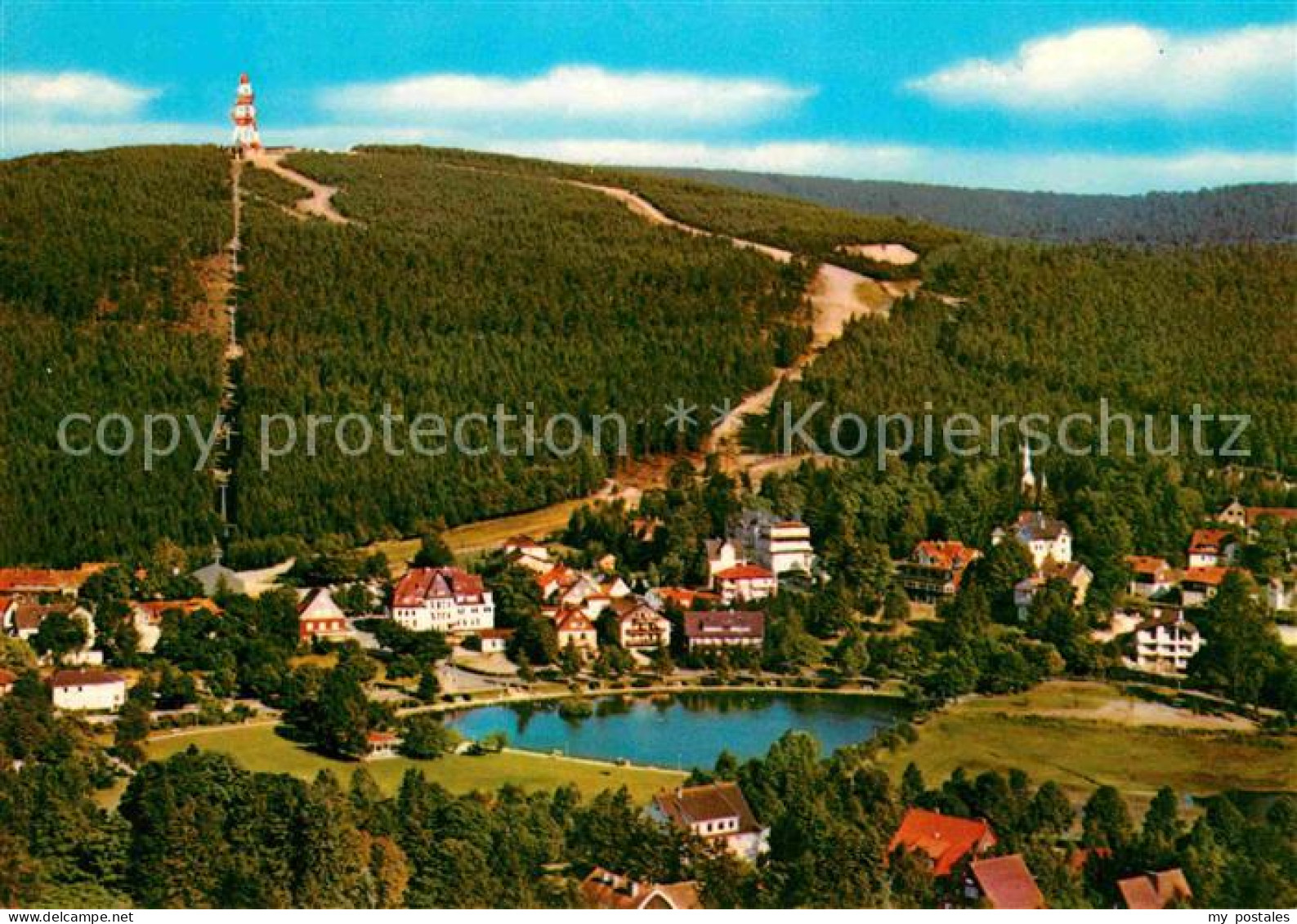 72825228 Hahnenklee-Bockswiese Harz Panorama Heilklimatischer Kurort Fliegeraufn - Goslar