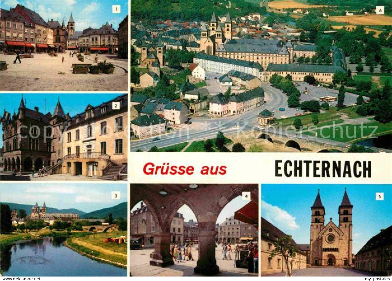 72824998 Echternach Place Du Marché Hotel De Ville Arcades  - Otros & Sin Clasificación