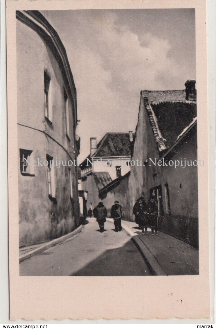 Vilnius, Bernardinų Gatvė, Apie 1944 M. Atvirukas - Lithuania