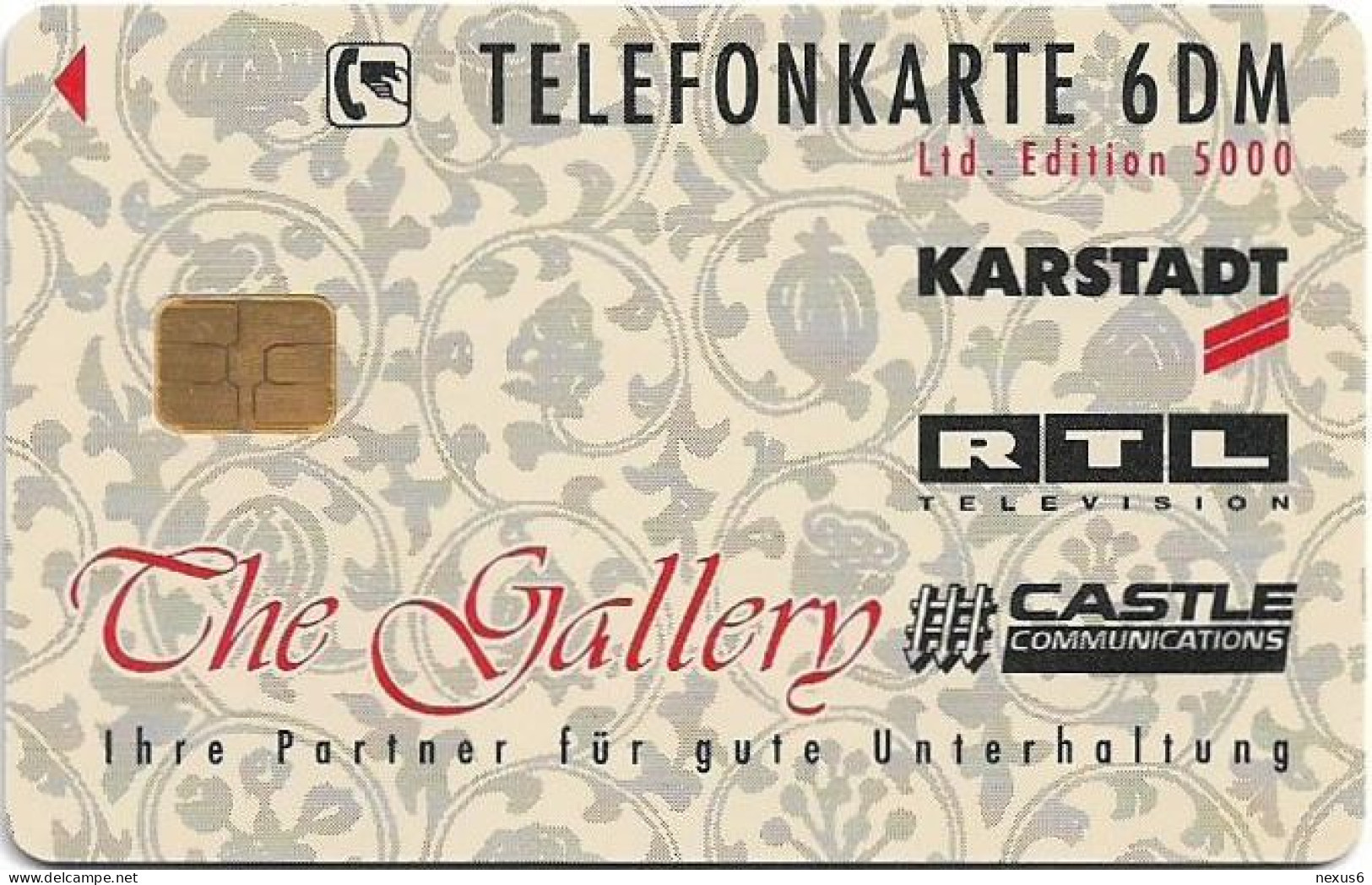 Germany - The Gallery 2 - Bonnie Tyler - O 0273B - 09.1993, 6DM, 5.100ex, Mint - O-Reeksen : Klantenreeksen