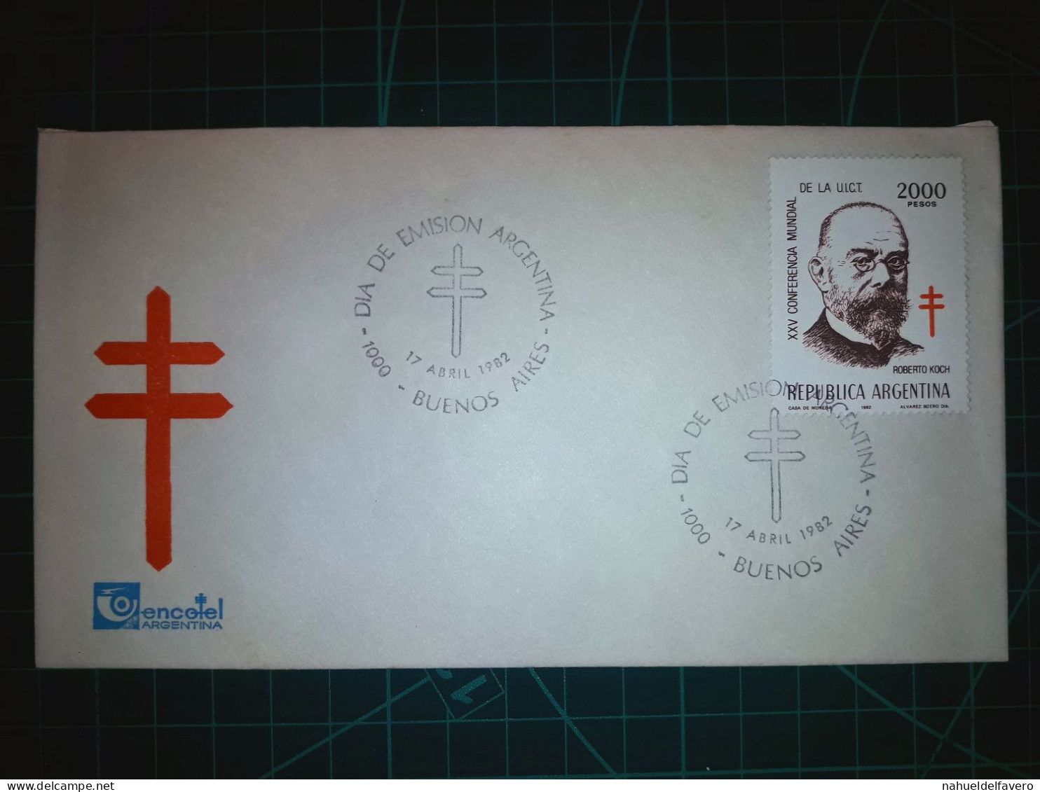 ARGENTINE, Enveloppe FDC Commémorative De La "XXVe Conférence Mondiale De L'UICT." Cachet Spécial De La Poste. Année 198 - FDC