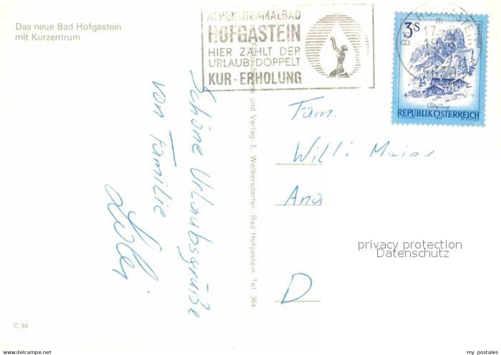 72824652 Bad Hofgastein Kurzentrum Bad Hofgastein - Other & Unclassified