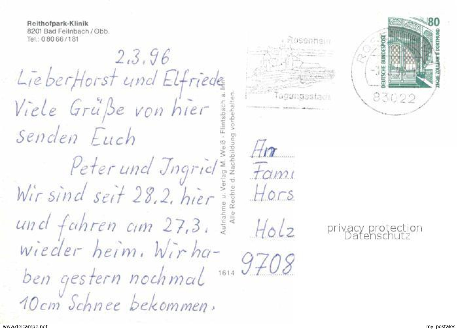 72824614 Bad Feilnbach Reithofpark-Klinik Bad Feilnbach - Other & Unclassified