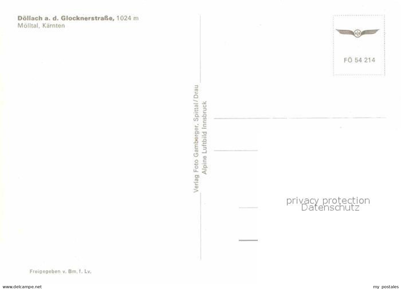 72824602 Doellach Kaernten Moelltal Doellach Kaernten - Andere & Zonder Classificatie