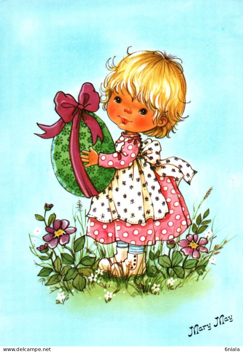 Enfants Illustration  Dessin  Mary May  CPM   N° 407 / 4   Œuf De Pâques ? ( 21607 ) - Dessins D'enfants