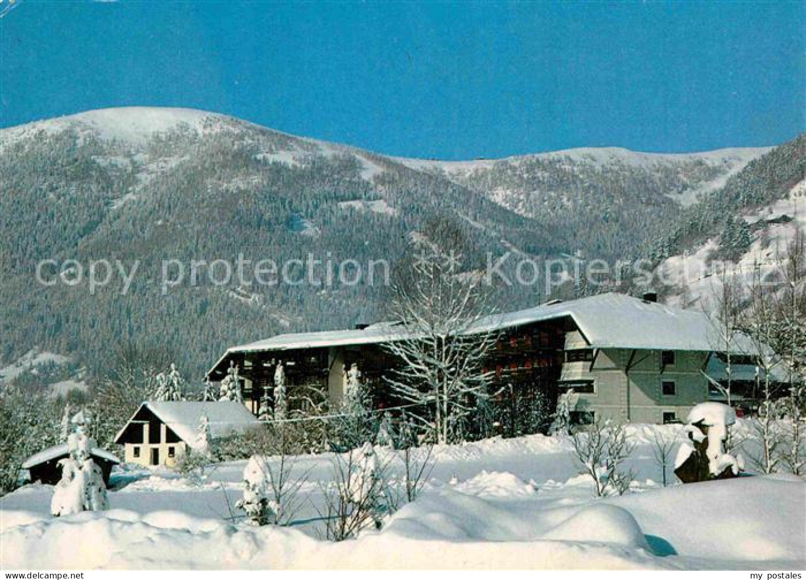 72824514 Bad Kleinkirchheim Kaernten Hotel Alte Post Winterpanorama Alpen Kleink - Altri & Non Classificati