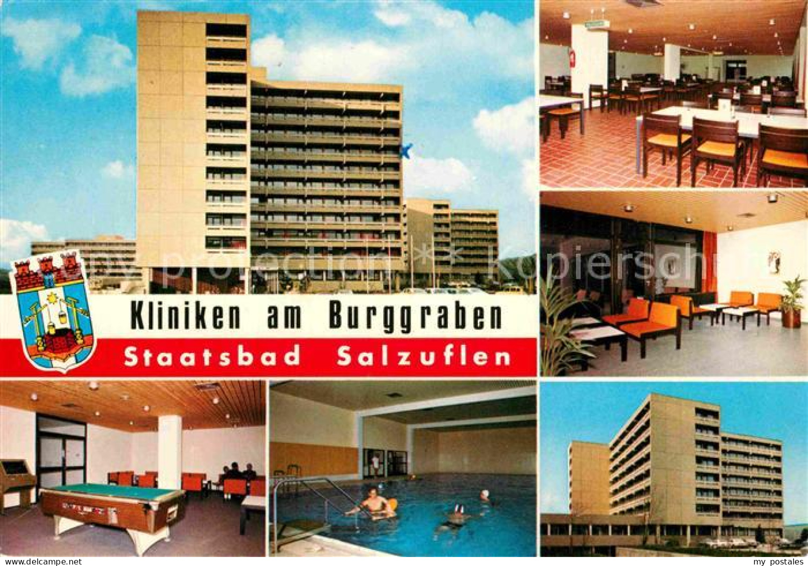 72824481 Bad Salzuflen Kliniken Am Burggraben Hallenbad Billard Bad Salzuflen - Bad Salzuflen