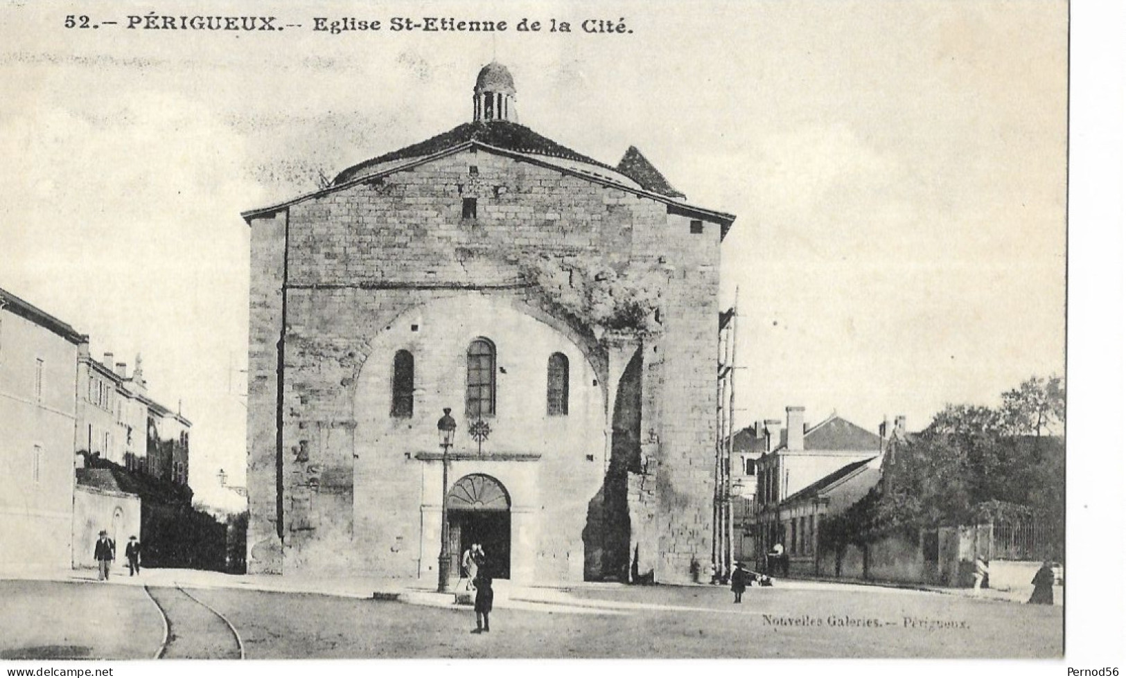 CP  24 Perigueux église Tramway - Périgueux