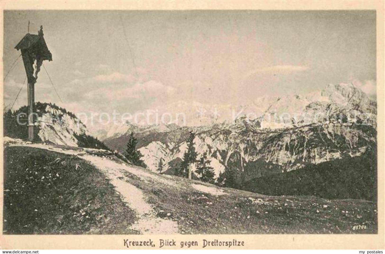 72824299 Kreuzeck Blick Gegen Dreitorspitze Kreuzeck - Garmisch-Partenkirchen