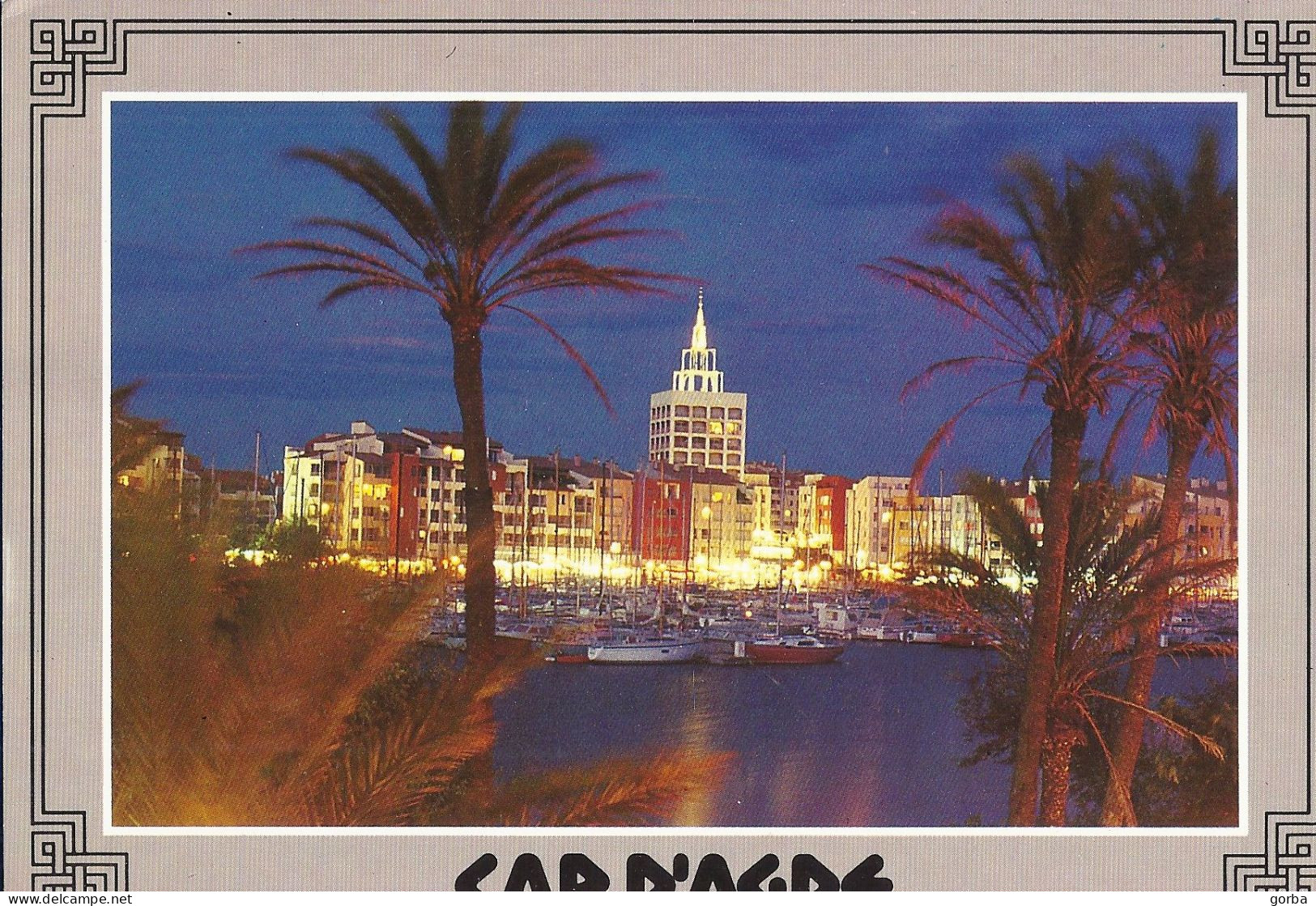 *CPM - 34 - AGDE - Cap D'Agde - Vue De Nuit - Agde