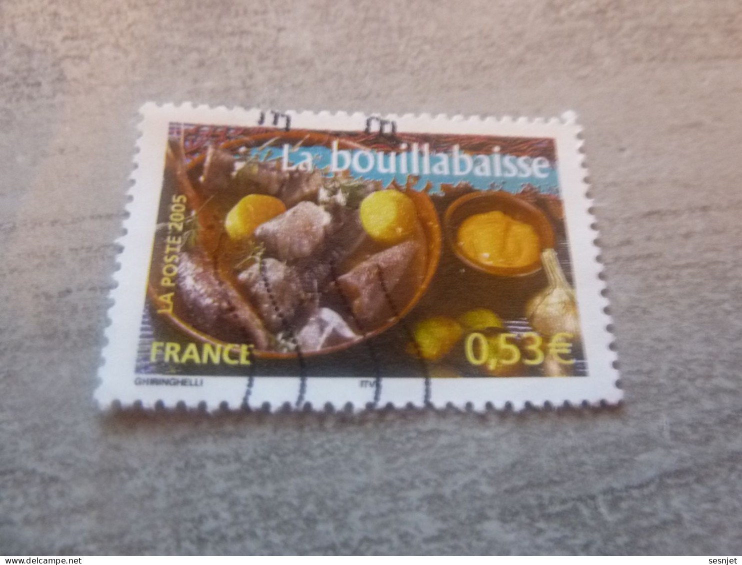 La Bouillabaisse - Portrait De Région - 0.53 € - Yt 3771 - Multicolore - Oblitéré - Année 2005 - - Ernährung