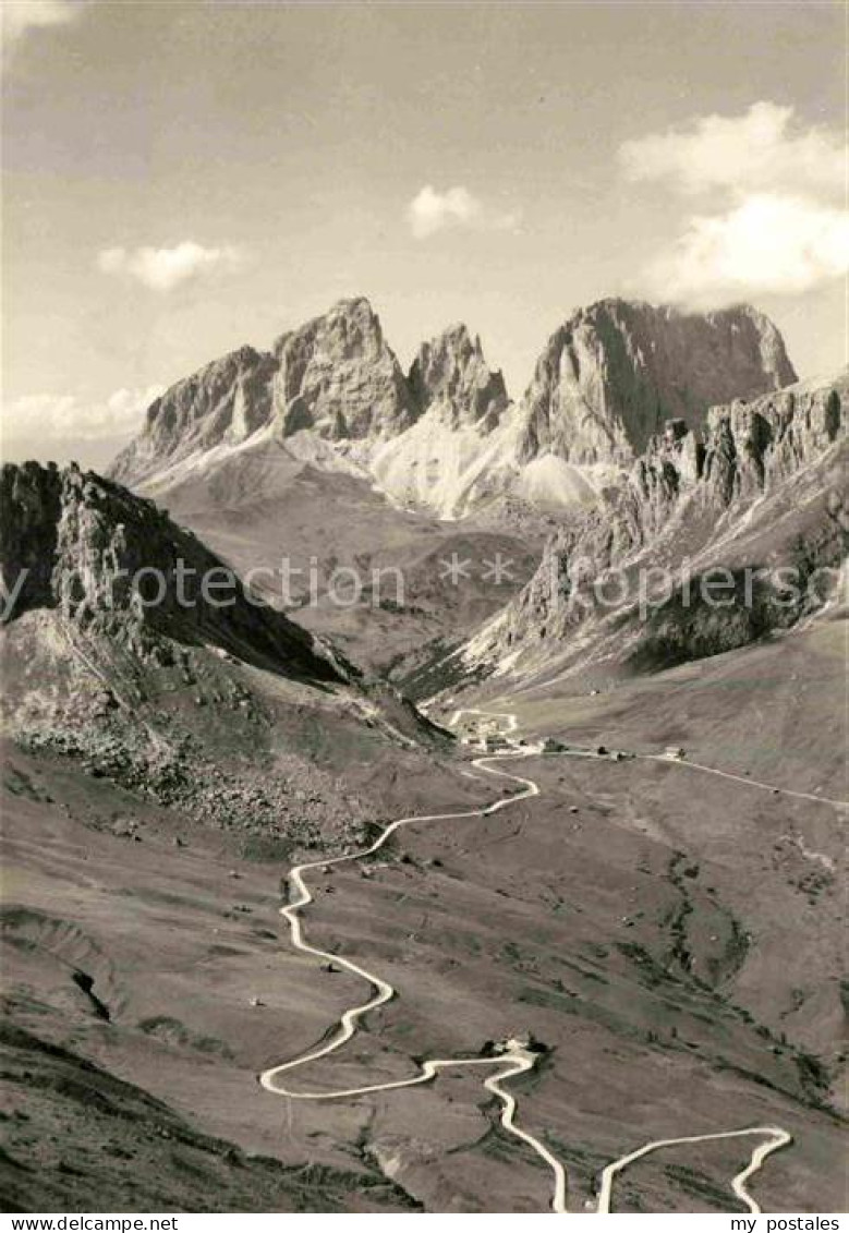 72824118 Passo Pardoi Strada Del Passo Gruppo Del Sassolungo Gebirgspass Langkof - Otros & Sin Clasificación