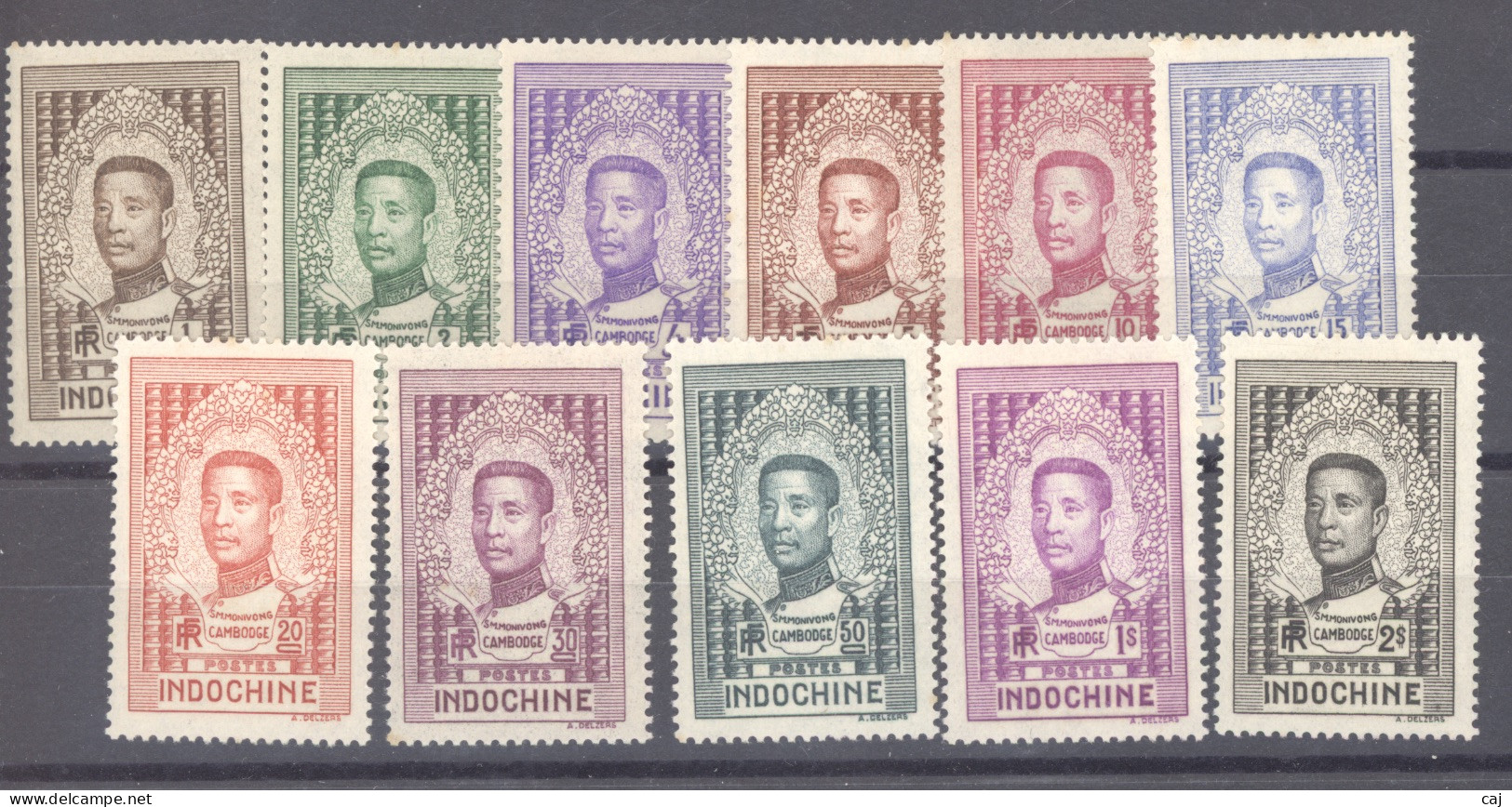 Indochine   :  Yv  182-92  * - Unused Stamps