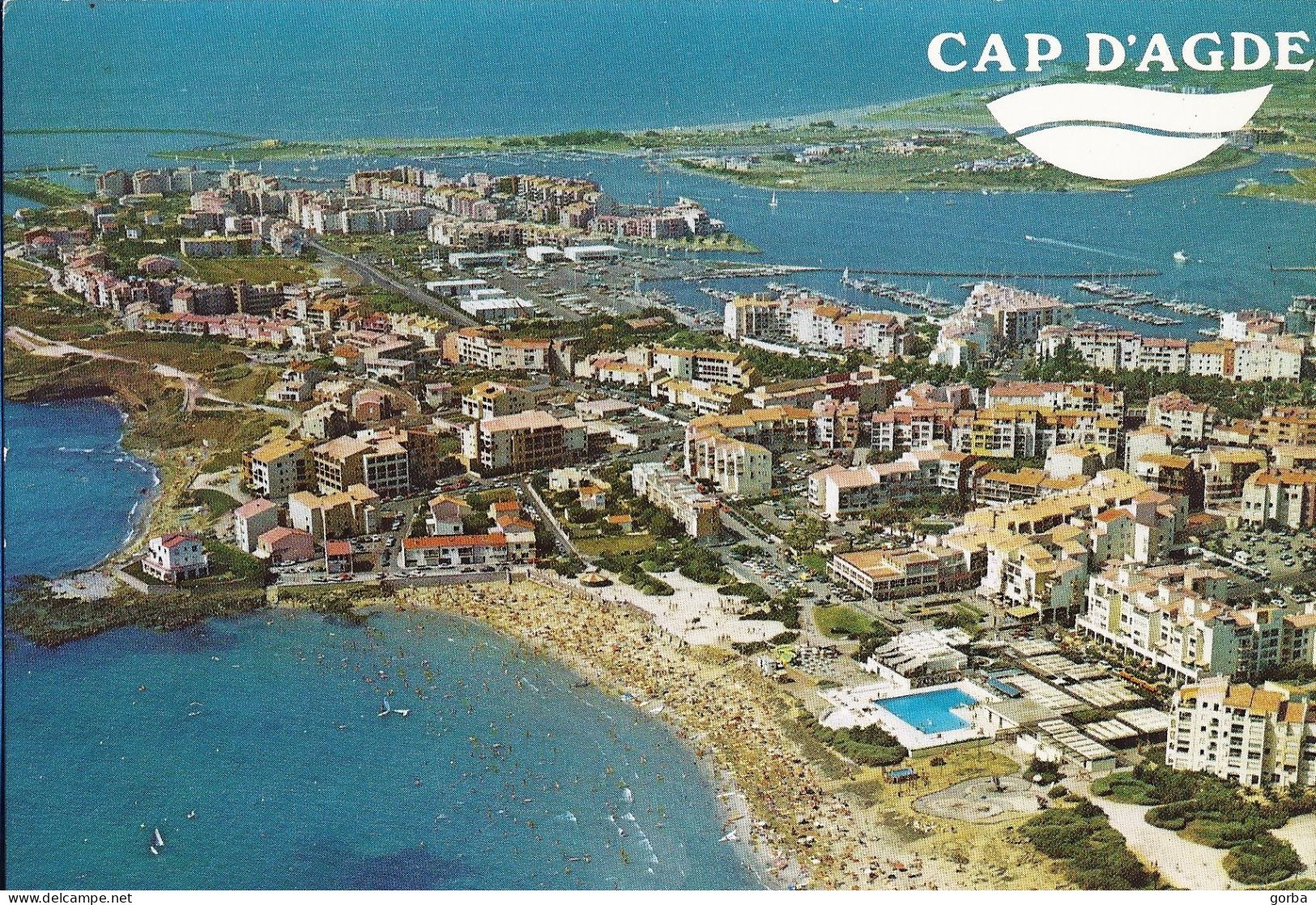 *CPM - 34 - AGDE - Cap D'Agde - Vue Aérienne - Agde