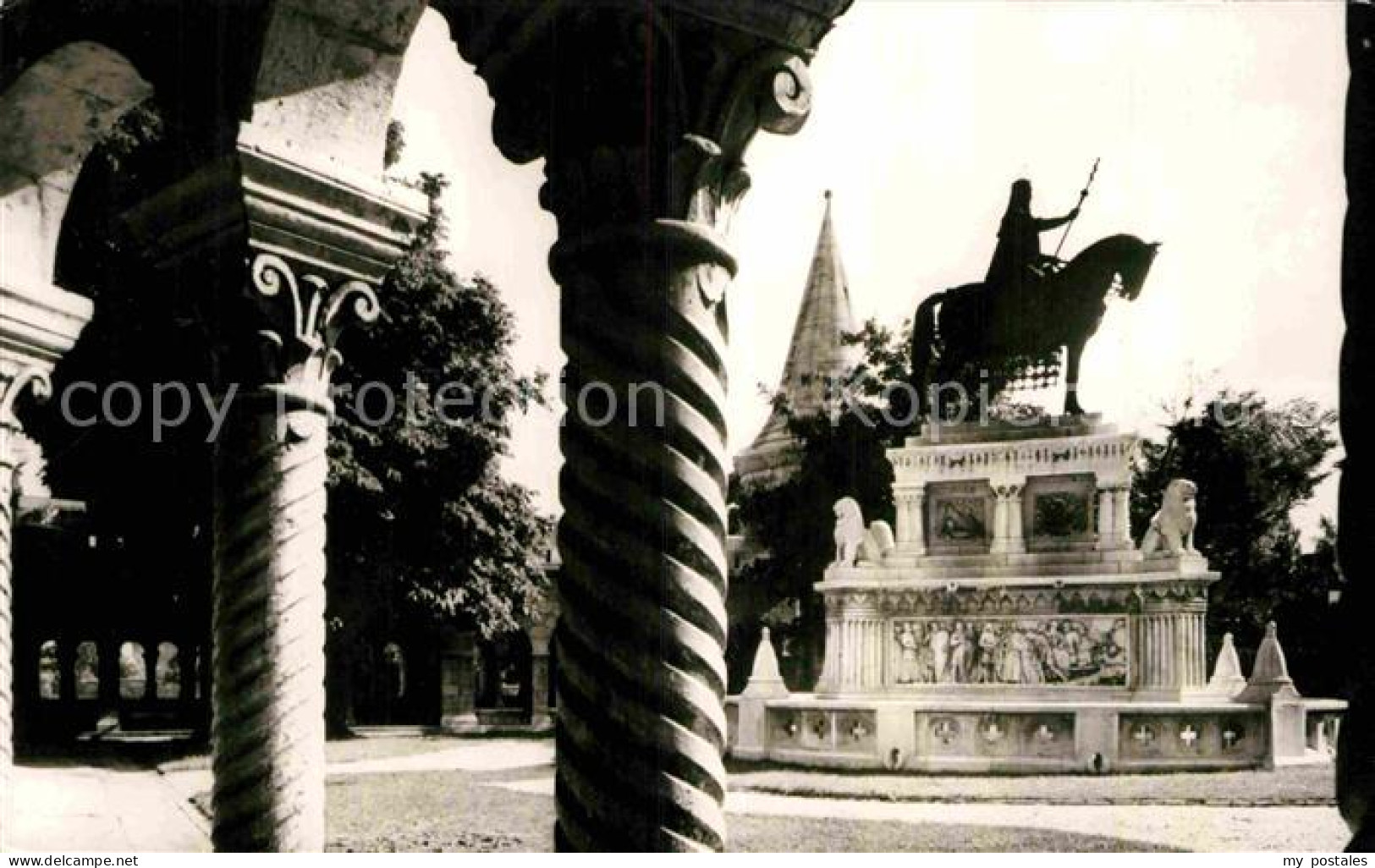 72824020 Budapest Halszbastya I Istvan Kiraly Szobra Fischerbastei Denkmal Reite - Ungarn