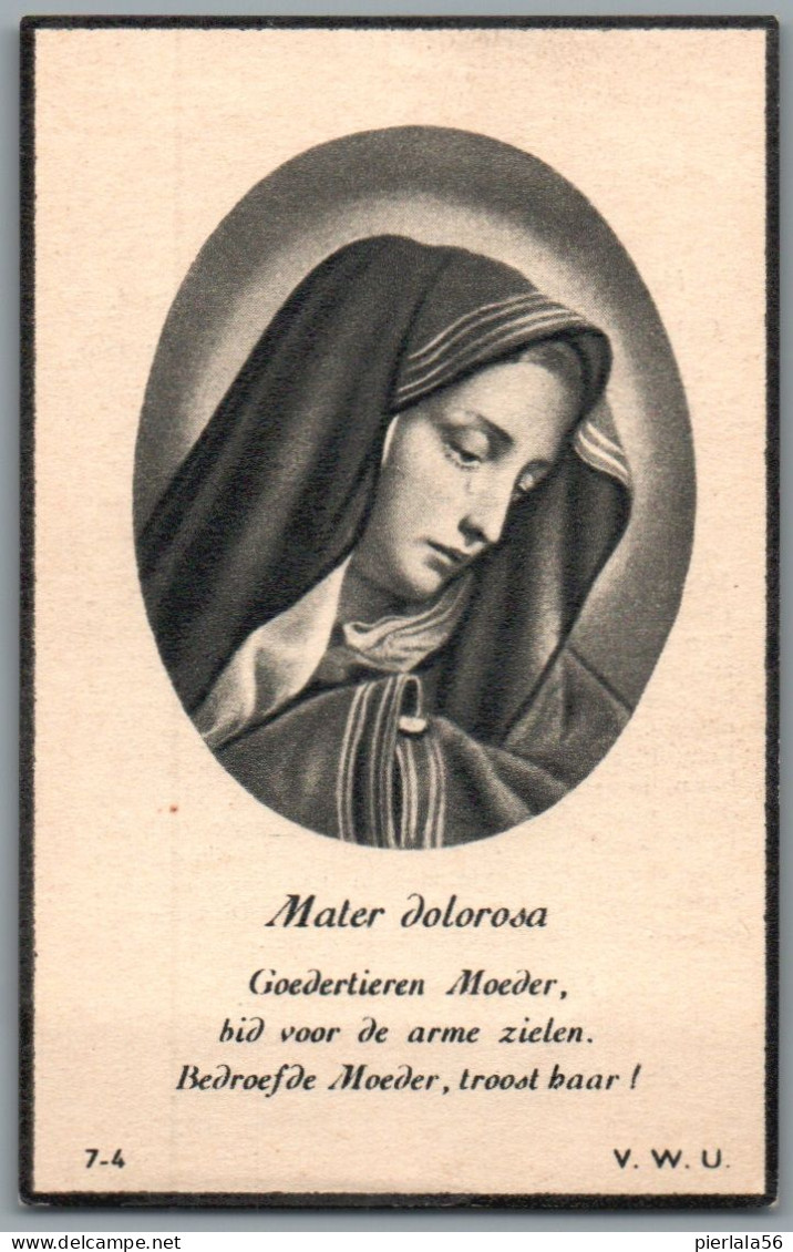 Bidprentje Alkmaar (NL) - Stadegaard Helena Johanna Maria (1900-1949) - Imágenes Religiosas