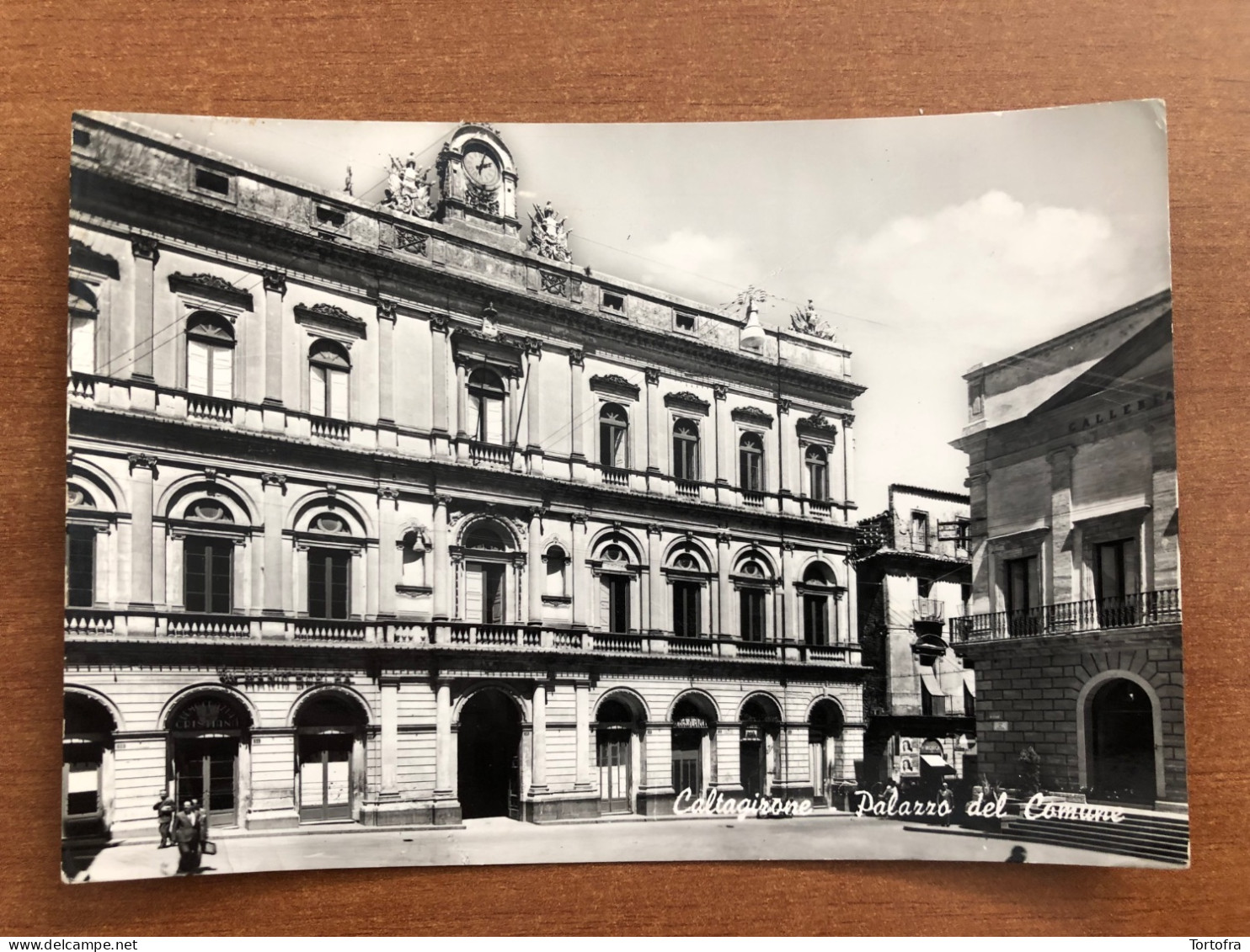 CALTAGIRONE ( CATANIA ) PALAZZO DEL COMUNE 1964 - Catania