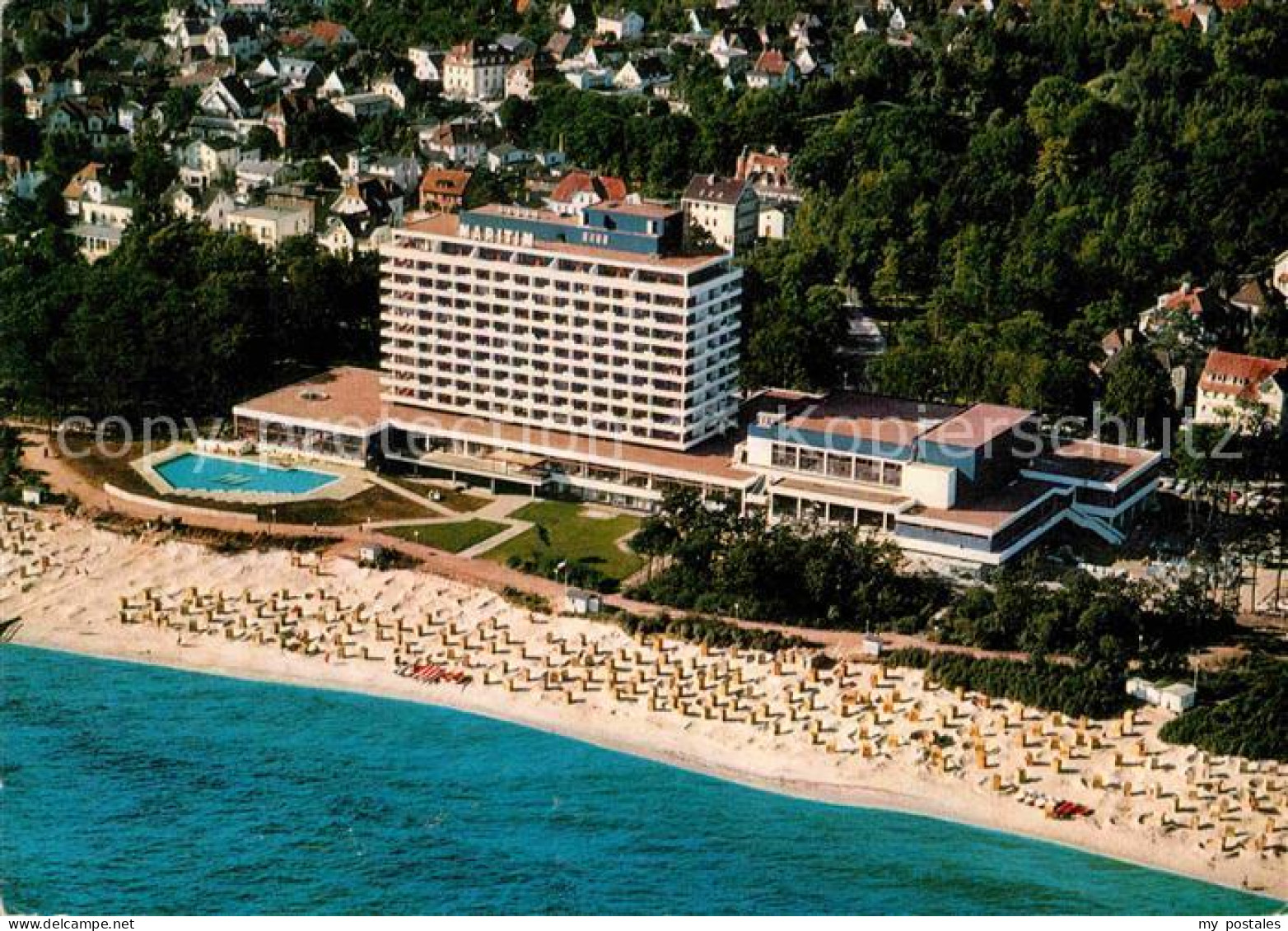 72823400 Timmendorfer Strand Ostseeheilbad Hotelanlage Fliegeraufnahme Timmendor - Timmendorfer Strand