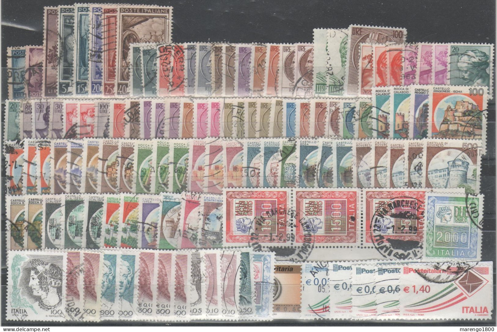 Italia - Accumulo Di Ordinari Usati - Promo - Lots & Kiloware (mixtures) - Max. 999 Stamps