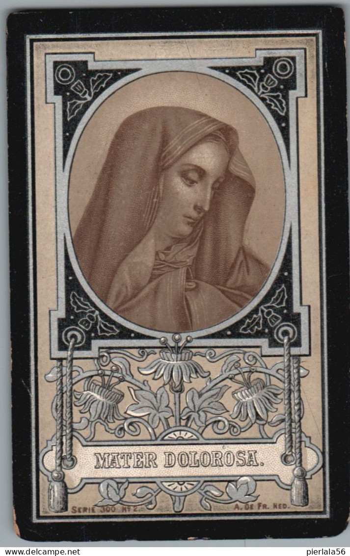 Bidprentje Antwerpen - Cossaer Anna Catharina (1840-1906) - Imágenes Religiosas