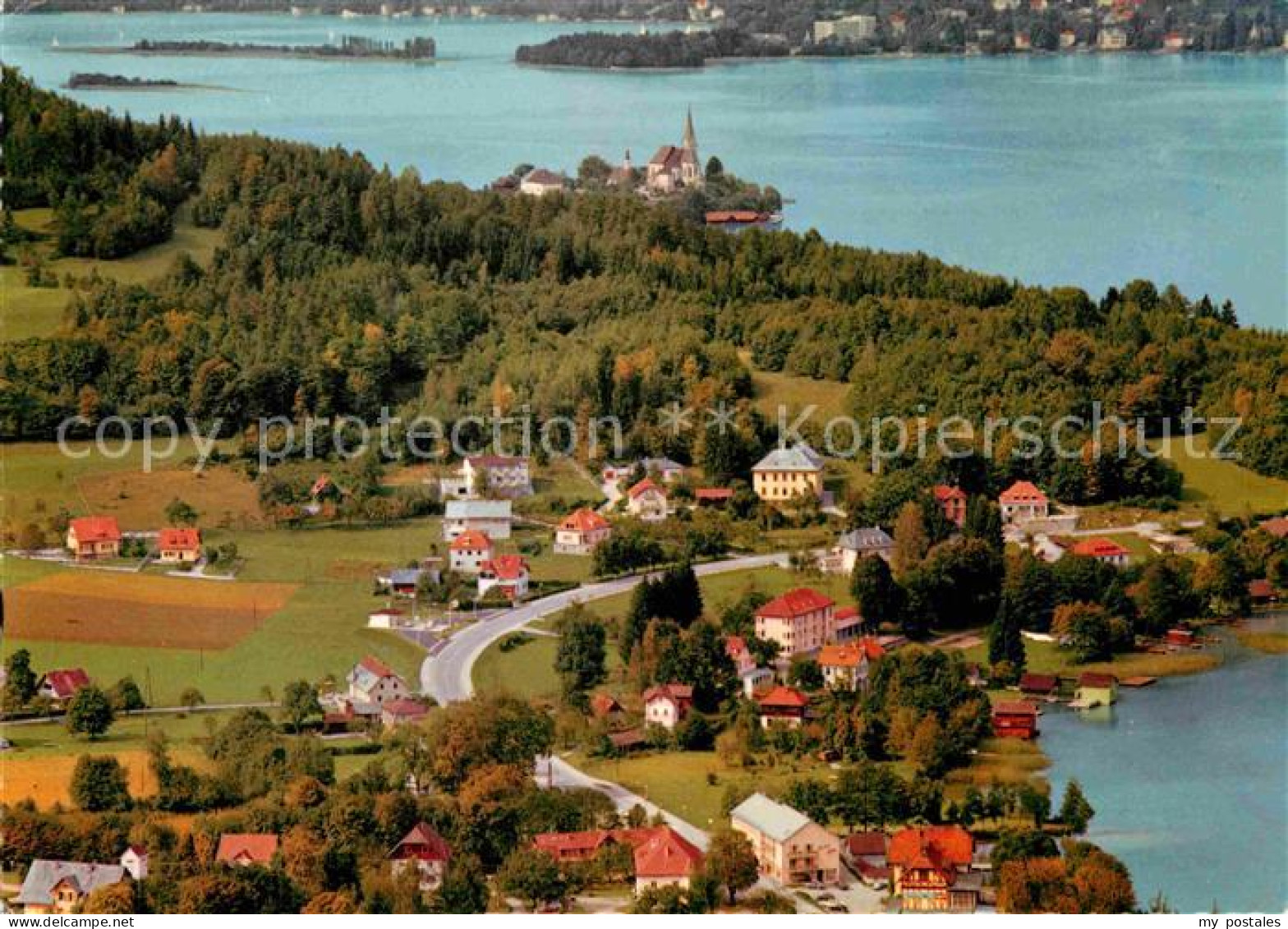 72823296 Reifnitz Maria Woerth Kaernten Am Woerthersee Fliegeraufnahme Maria Woe - Sonstige & Ohne Zuordnung