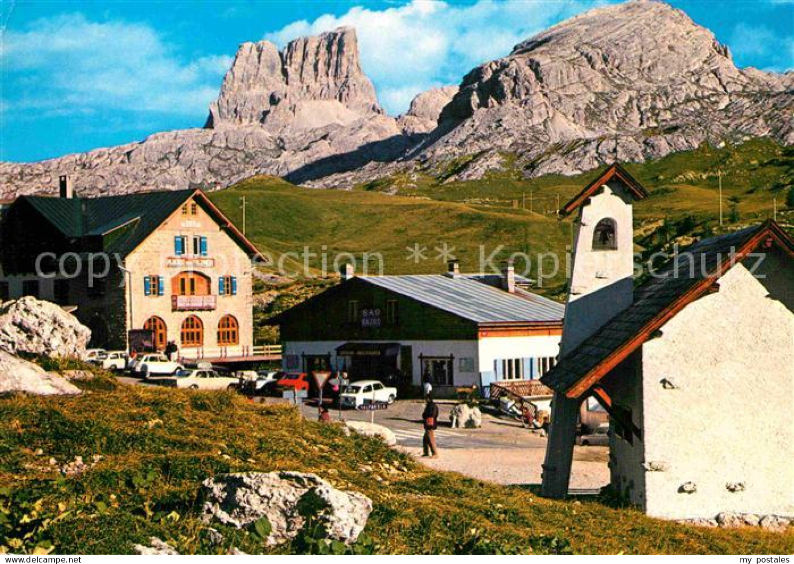 72823289 Falzaregopass Gegen Averau Und Col Gallina Dolomiten Falzaregopass - Otros & Sin Clasificación