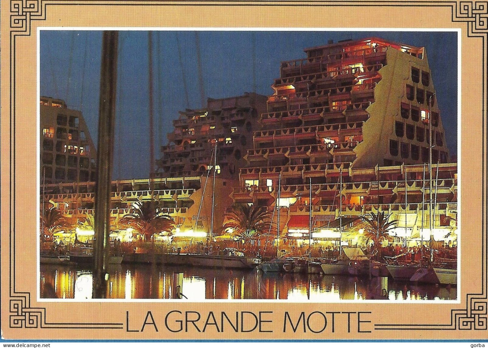 *CPM - 34 - LA GRANDE MOTTE - Ambiance Nocturne Sur Le Quai D'Honneur - Andere & Zonder Classificatie