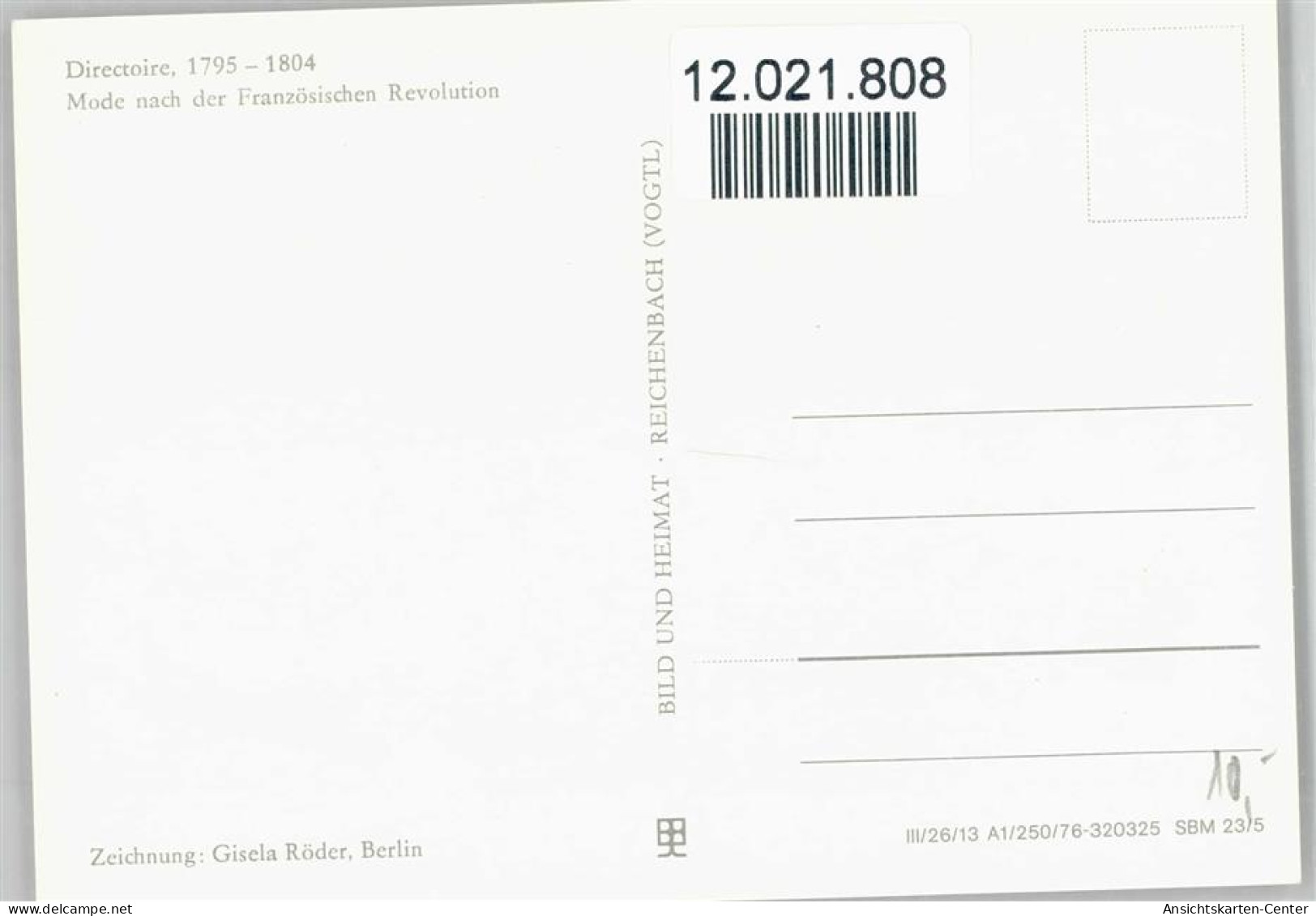 12021808 - Mode Directoire 1795-1804 , Mode Nach Der - Mode