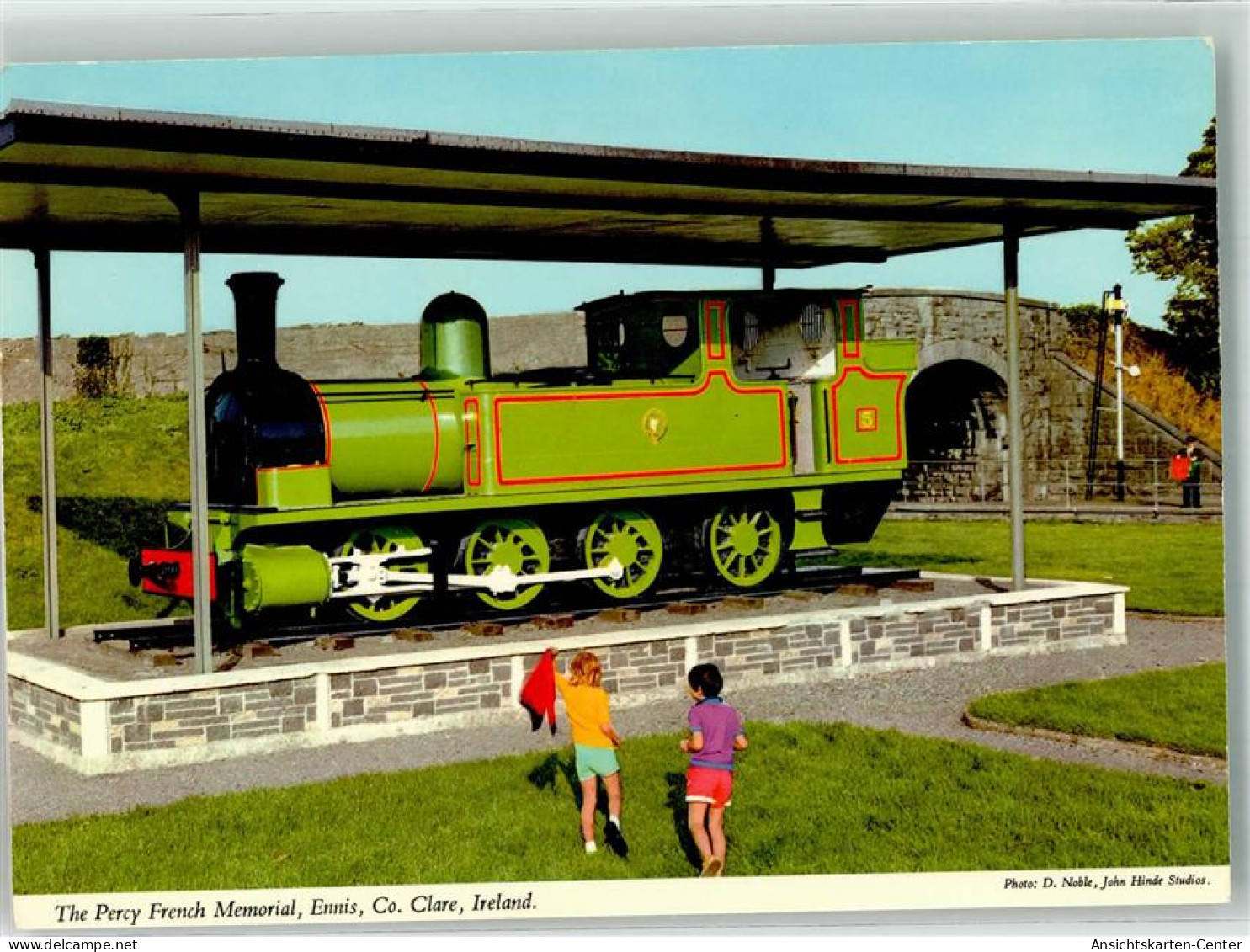 39874708 - Irland West Clare Railway Engine, Ennis  V. 1885 - Trains