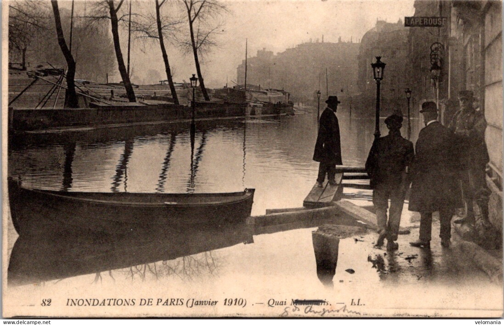 20735 Cpa Paris - Crue 1910 - Alluvioni Del 1910