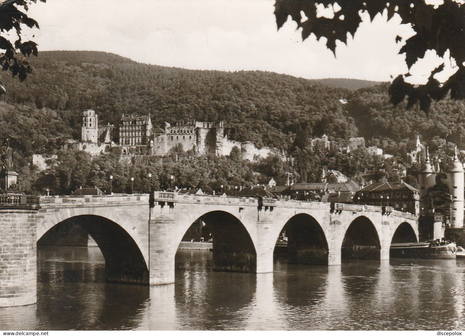 AD370 Heidelberg - Alte Brucke Mit Blick Auf Das Schloss / Viaggiata 1962 - Heidelberg