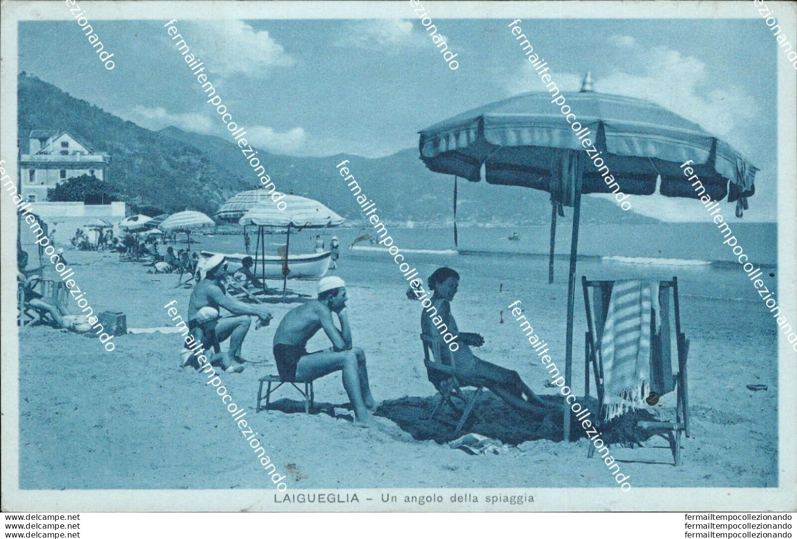 Bq149 Cartolina Laigueglia Un Angolo Della Spiaggia Provincia Di Savona - Savona
