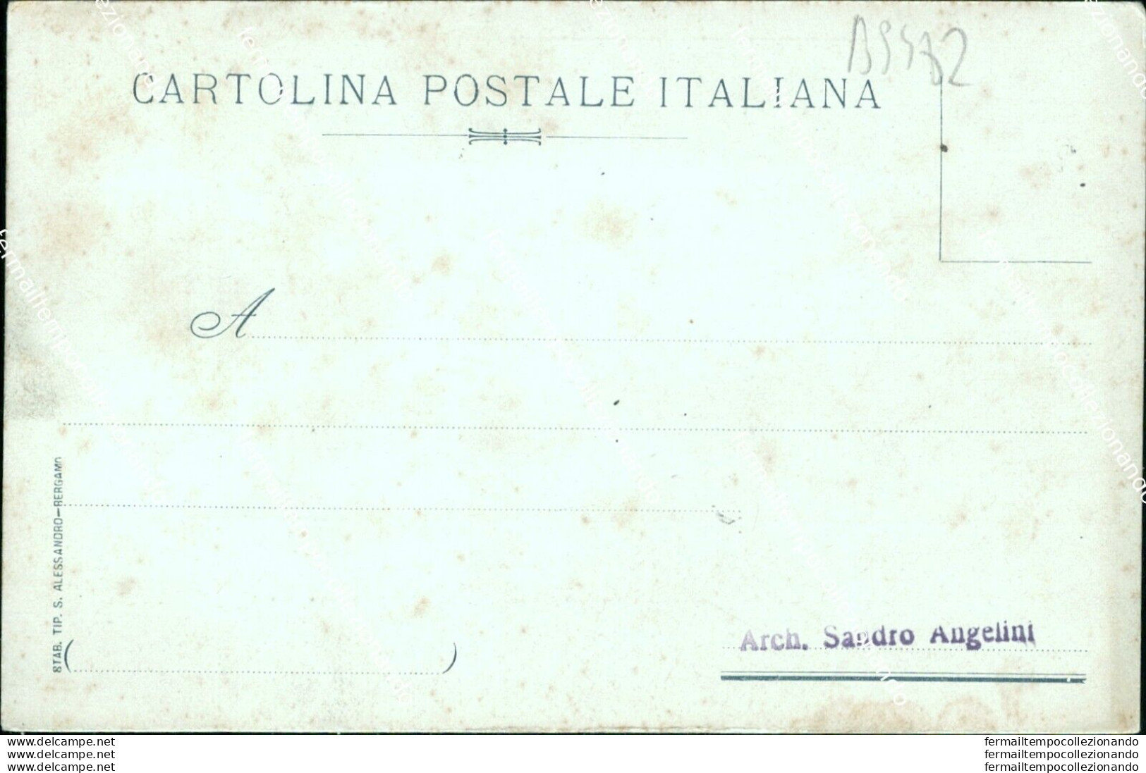 Bs482 Cartolina Monte Altino In Vall'alta Veduta Generale Del Santuario Della B. - Bergamo