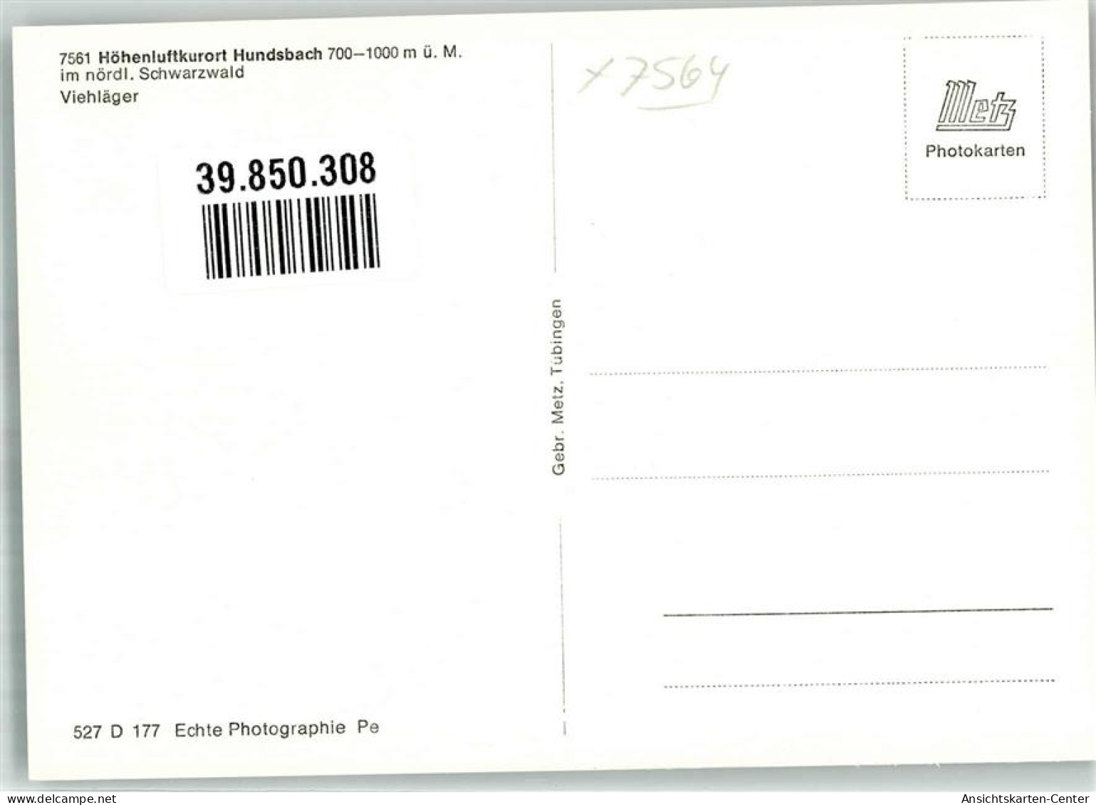 39850308 - Hundsbach , Baden - Autres & Non Classés
