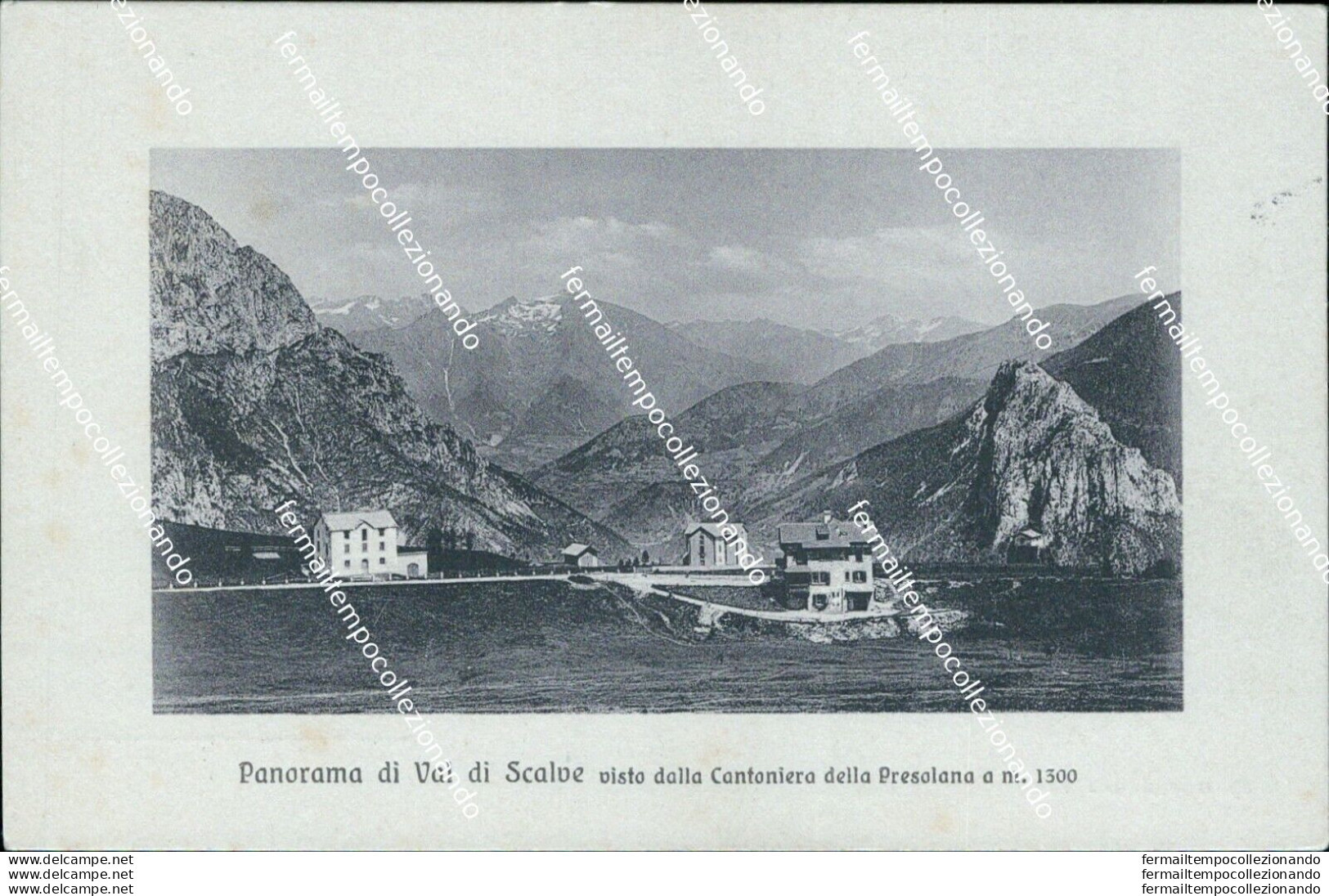Bs383 Cartolina Panorama Di Val Di Scalve  Provincia Di Bergamo Lombardia - Bergamo