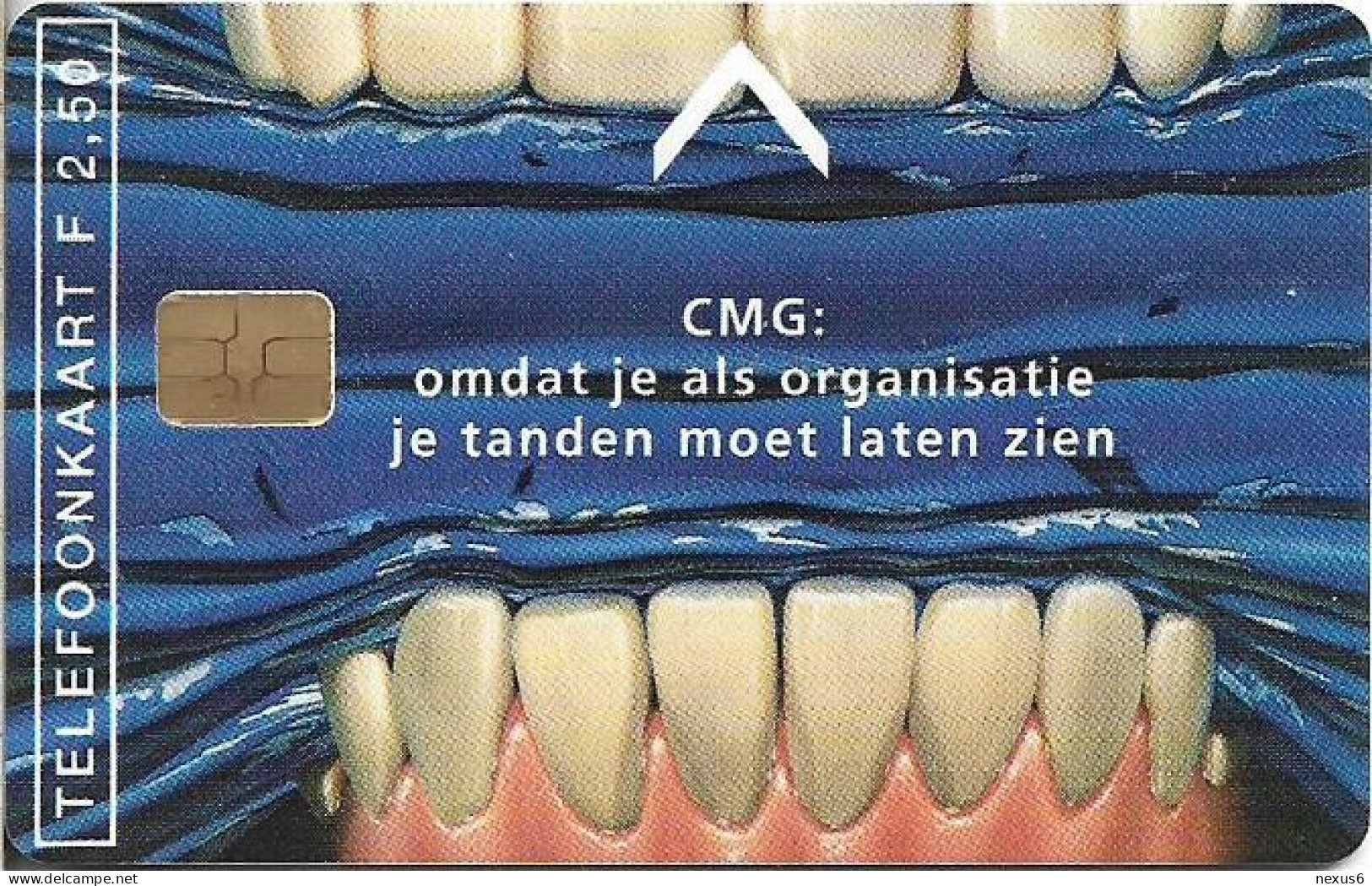 Netherlands - KPN - Chip - CRD025-04 - CMG Finance BV, 11.1994, 2.50ƒ, 1.250ex, Used - Private