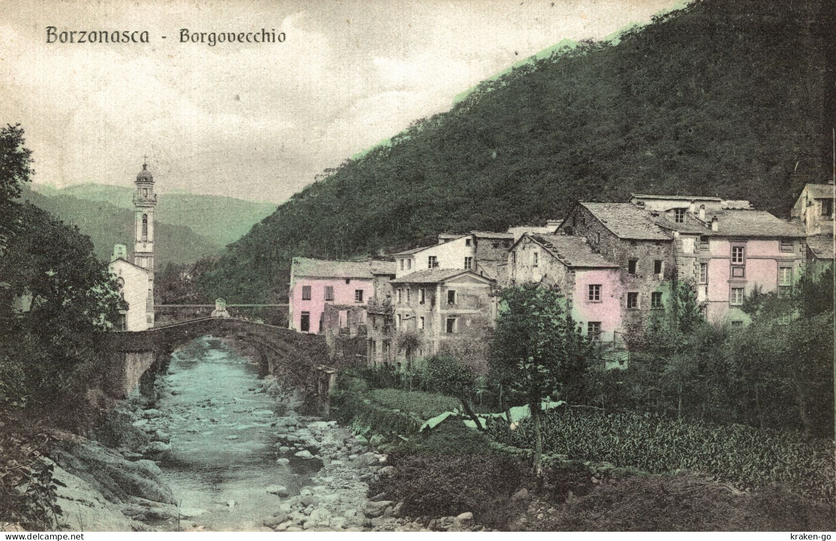 BORZONASCA, Genova - Panorama Del Borgovecchio - VG - #002 - Altri & Non Classificati