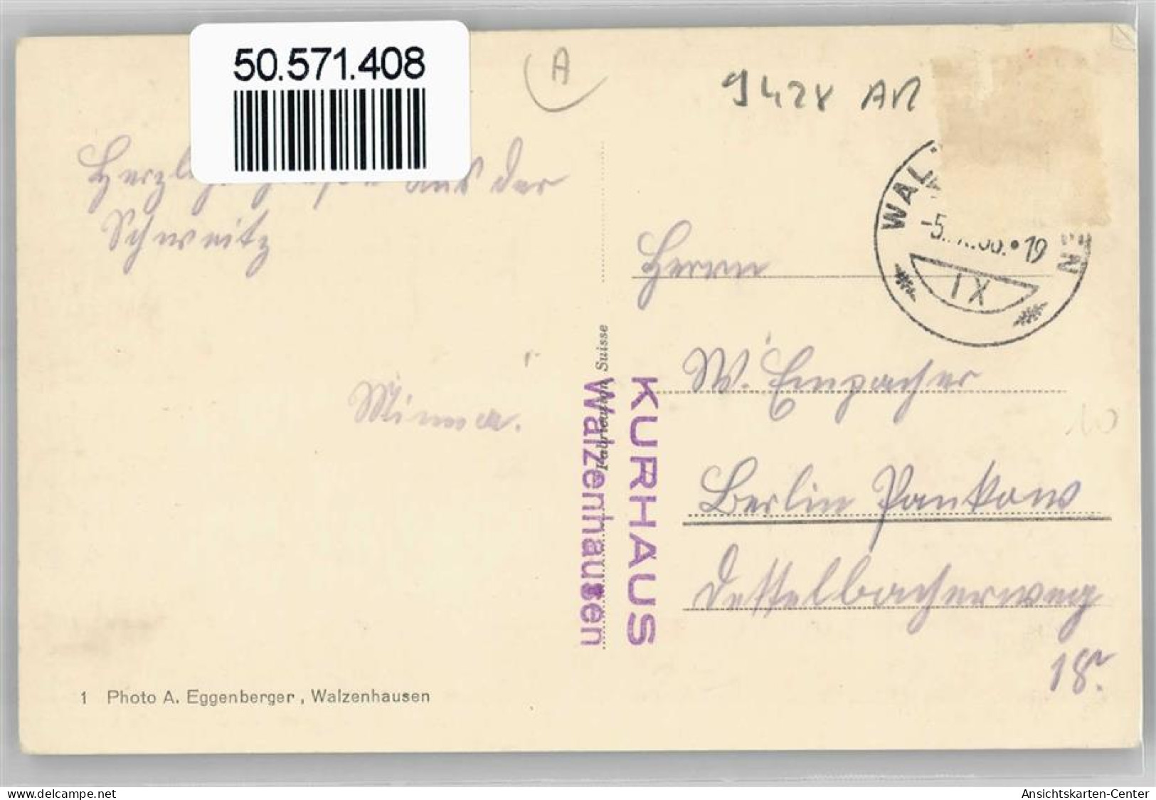 50571408 - Walzenhausen - Autres & Non Classés