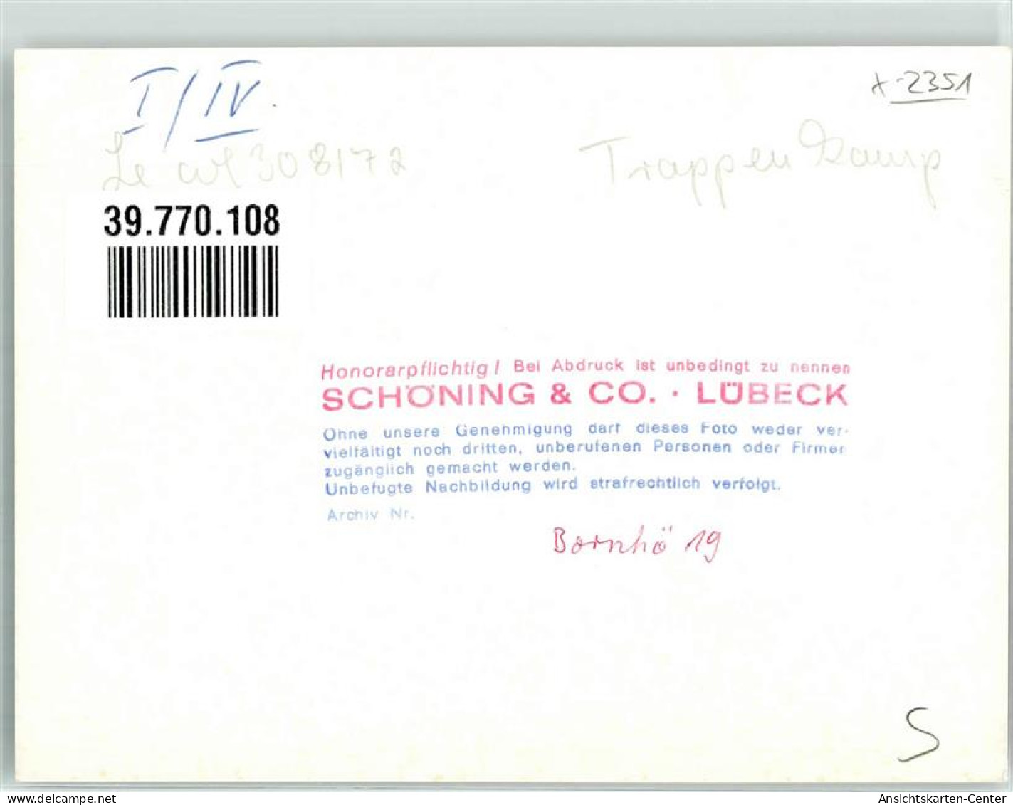 39770108 - Trappenkamp - Other & Unclassified