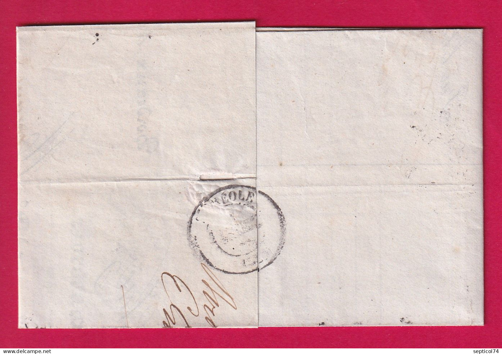 N°10 TTB PC441 BORDEAUX GIRONDE POUR GIRONDE LA REOLE  LETTRE - 1849-1876: Klassieke Periode