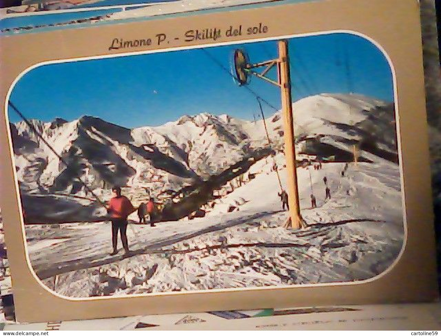 8 CARD  LIMONE PIEMONTE VARIE PAESE PISTE SCI SEGGIOVIA VB1957< JV6521 - Cuneo