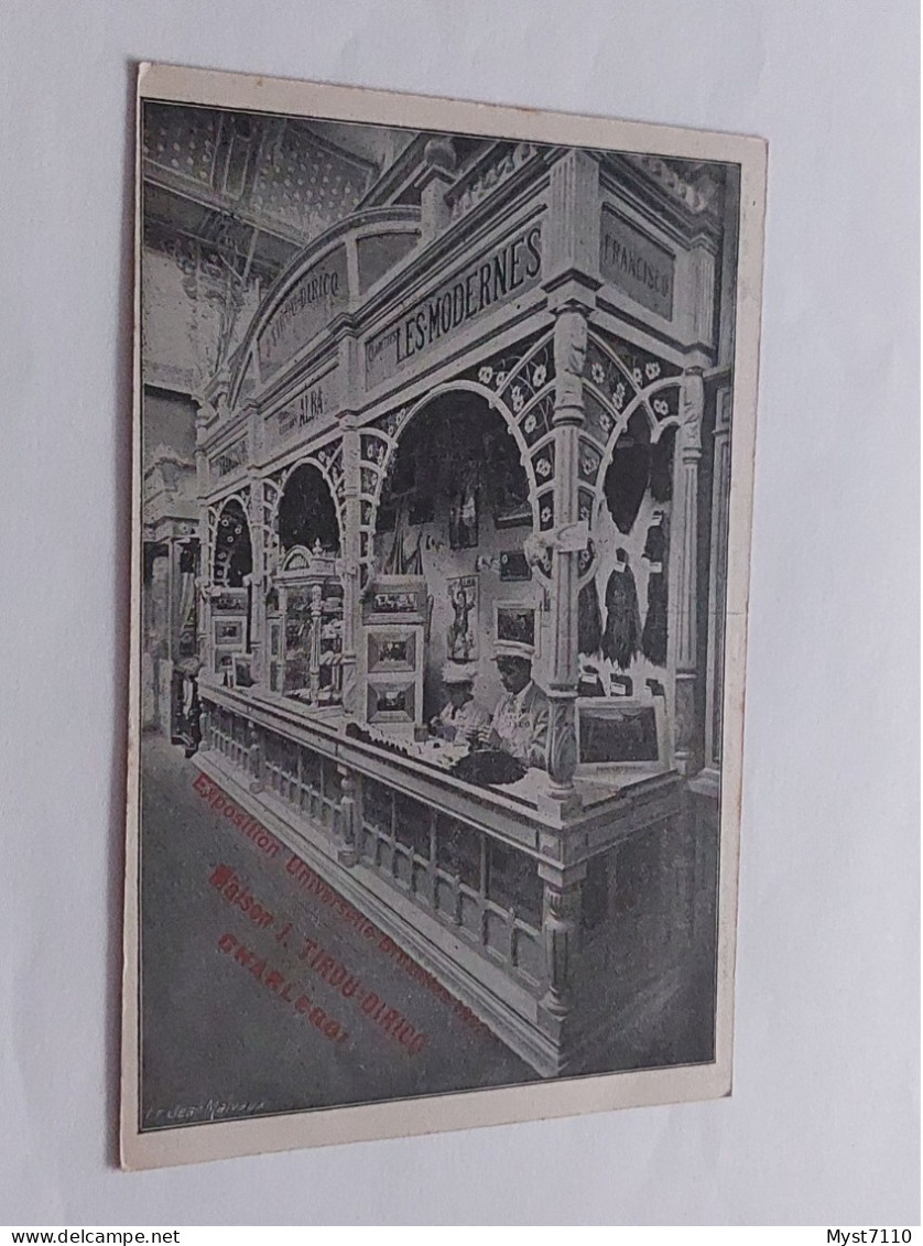 P1 Cp Bruxelles/Exposition Universelle Bruxelles 1910. Maison J. Tirou-Diricq Charleroi. - Weltausstellungen