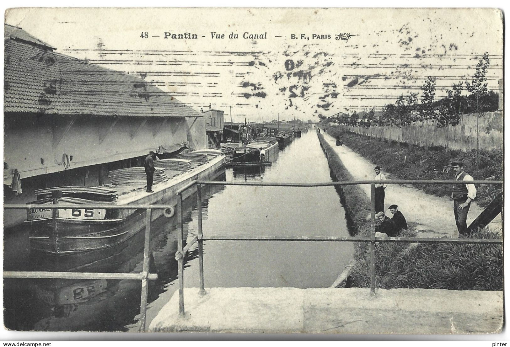 PANTIN - Vue Du Canal - PENICHE - Pantin
