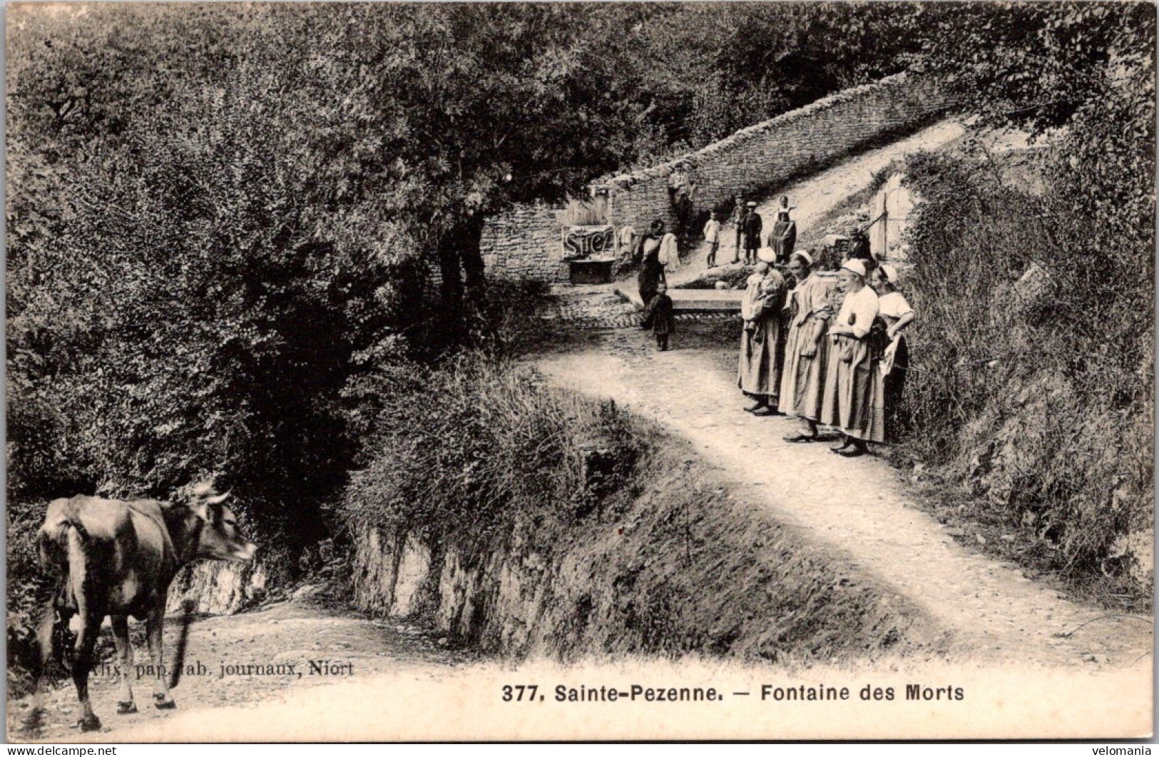 S16474 Cpa 79 Sainte Pezenne - Fontaine Des Morts - Sonstige & Ohne Zuordnung