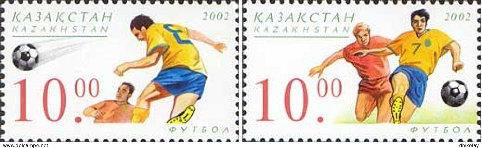 2002 383 Kazakhstan Football World Cup - South Korea And Japan MNH - Kasachstan