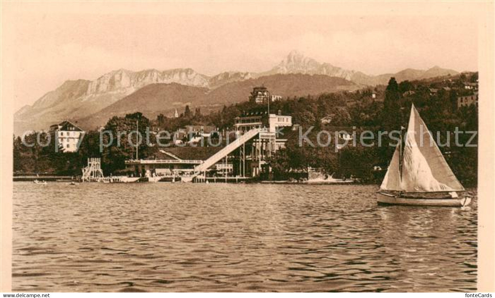 13814979 Lac Leman Genfersee GE Panorama  - Altri & Non Classificati