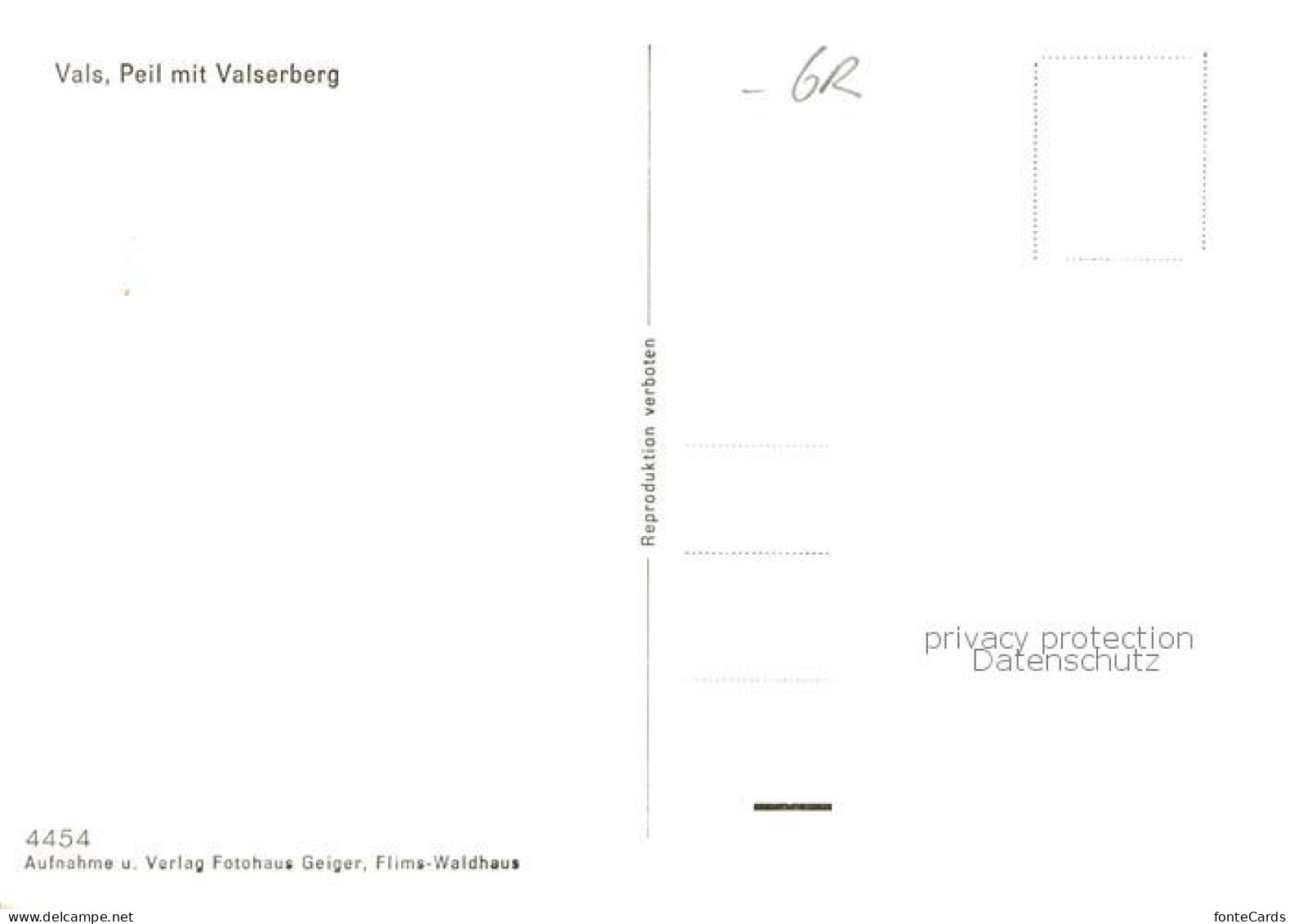 13811209 Vals GR Bad Peil Mit Valserberg Vals GR Bad - Autres & Non Classés